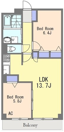 東戸塚駅 徒歩14分 1階の物件間取画像